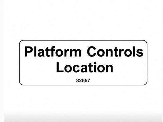 Genie Platform Controls Location 82557GT