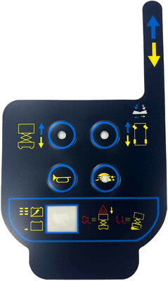 Dingli E Series Control Box Decal 09140001